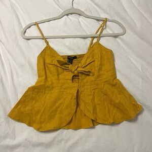 Forever 21 mustard color summer tank top